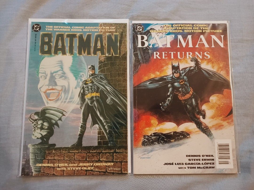 Batman and Batman returns comic adaptation, Hobbies & Toys, Books ...