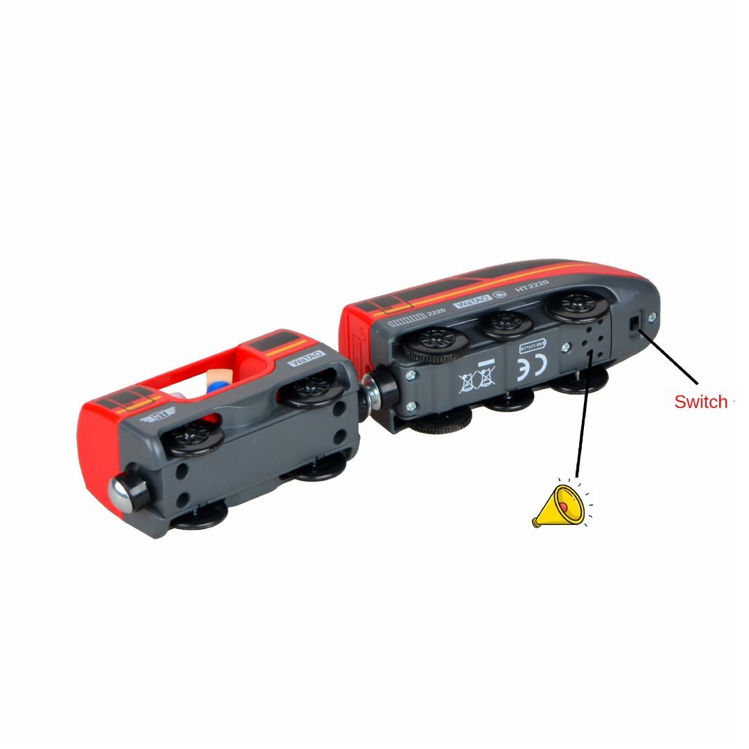 Battery Operated Action Locomotive Train (Magnetic Connection