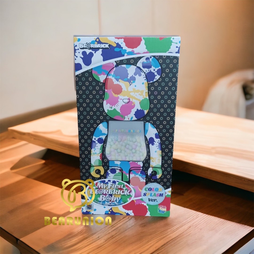 現貨」Bearbrick 400% MY FIRST BE@RBRICK B@BY COLOR SPLASH, 興趣及