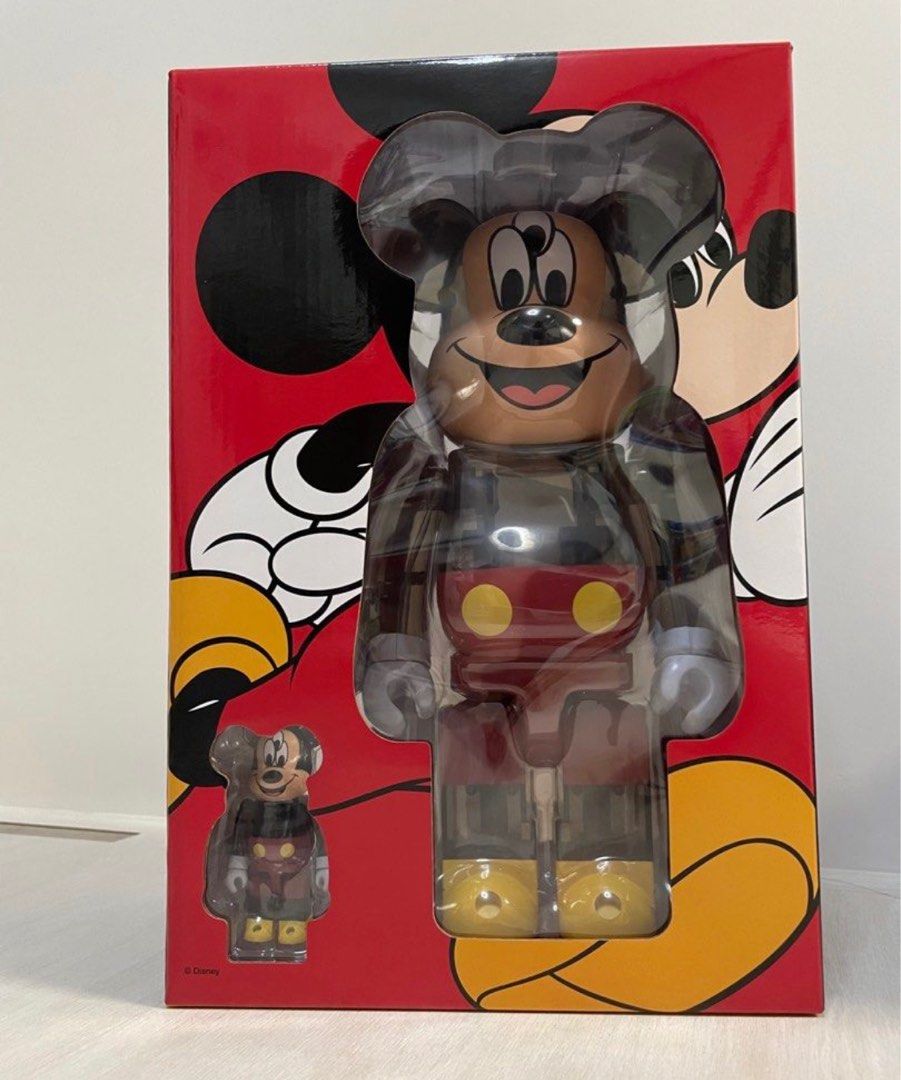 Bearbrick x CLOT x 3125C x Disney 3-Eyed Mickey Mouse 100% & 400