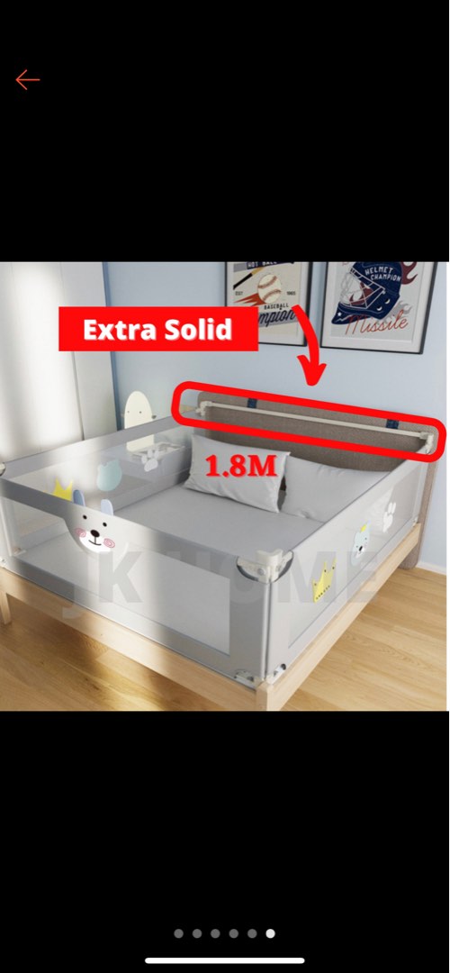 bed guard for king size bed, Babies & Kids, Maternity Care on Carousell