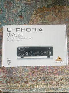 Behringer U-Phoria UMC22 2x2 USB Audio Interface