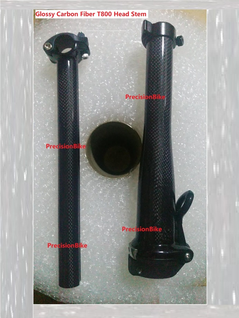 Bicycle Carbon Fiber Quick Release Head Folding Stem Adjustable