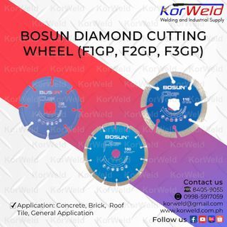 BOSUN DIAMOND CUTTING WHEEL (F1GP, F2GP, F3GP)