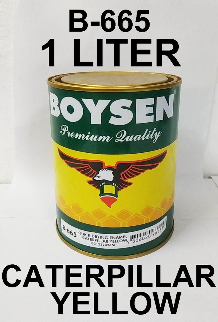 BOYSEN B665 QDE CATERPILLAR YELLOW ( 1 LITER