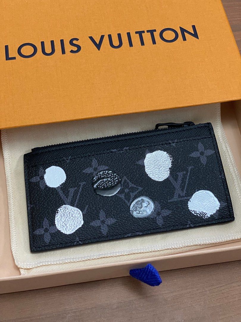 Louis Vuitton x Yayoi Kusama Coin Card Holder Monogram Eclipse