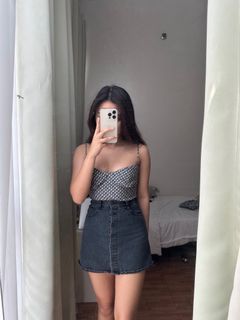 Brandy Melville Black High Waist Skirt