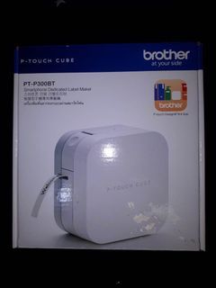 Brother P-Touch Cube PT-P300BT Smartphone Dedicated Label Maker BRAND NEW, SEALED