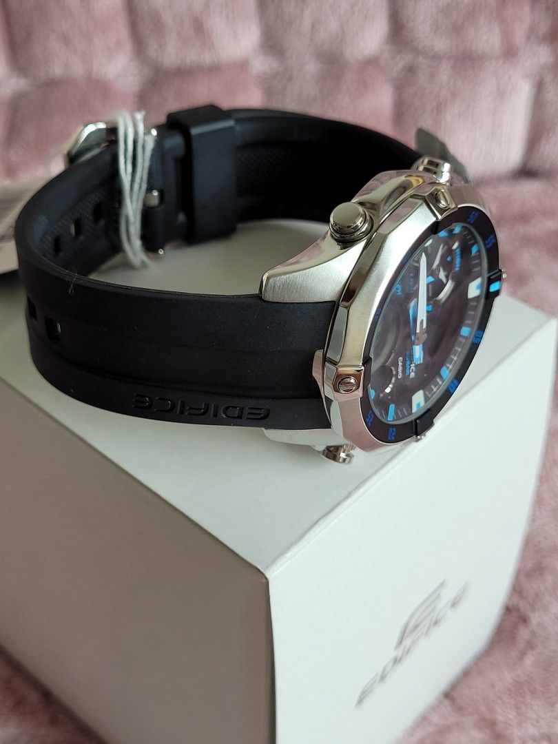 Casio Edifice 200m Diver Tide Graph EMA 100J Fishing Watersports Black