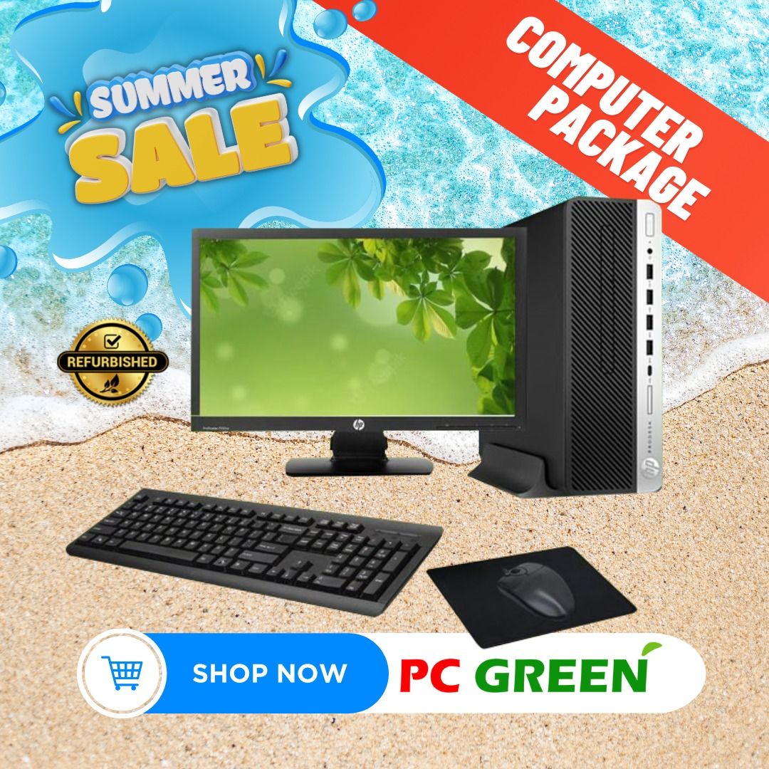 COMPUTER SET FOR ONLINE CLASS / WORK FROM HOME / OFFICE WORK AVAILABLE IN RETAIL AND BULK ORDER