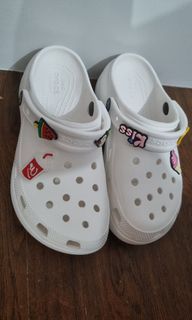 Crocs White platform