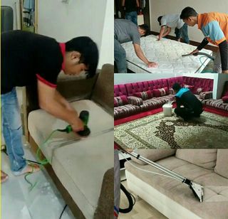Cuci Sofa Apartemen Pakubuwono Residence Hasil Bersih Steril Sempurna Wangi Garansi / Jasa Laundry Springbed