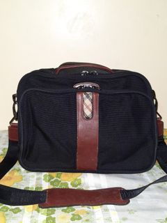 Daks Canvas leather Messenger Bag