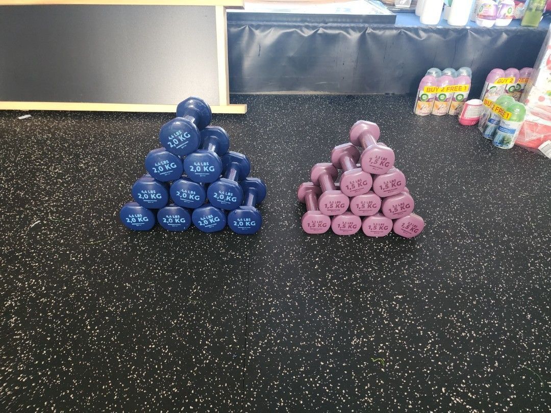 Hand best sale weights decathlon