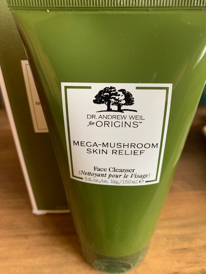 Dr andrew weil for origins mega mushroom skin relief face cleanser