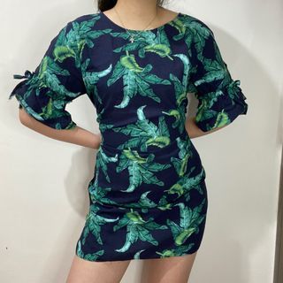 Dress floral navy