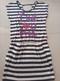 Giordano stripe black & white