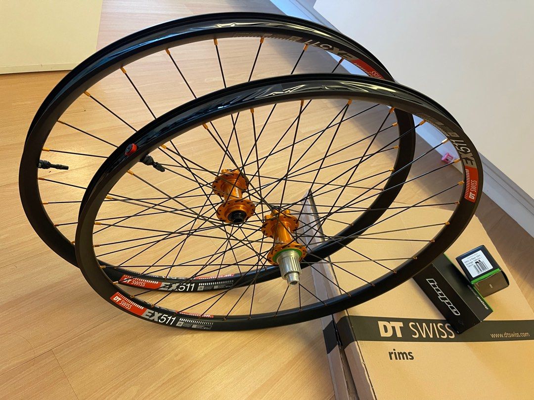 Hope Pro 5 DT Swiss EX511 Wheelset Sports Equipment Bicycles Parts Parts Accessories on Carousell