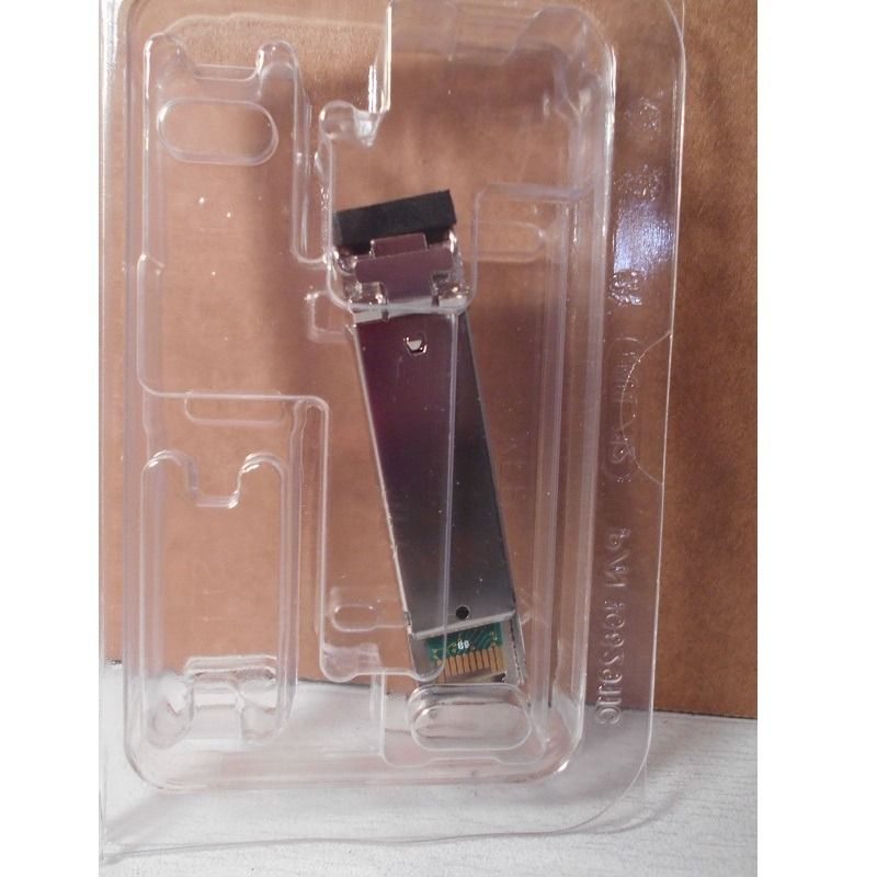 Ericsson Finisar RDH10244/1 1000BASE-SX LC-SFP transceiver module (Category: Networking) located in Caloocan City. Submitted by arnel.arnel1 (Listing ID 1223465920, Image 3). Description: Ericsson Finisar RDH10244/1 1000BASE-SX LC-SFP transceiver module Price: 4200 PRODUCT FEATURES *Up to 2.125 Gb/s bi-directional data links *Hot-pluggable SFP footprint *Built-in digital diagnostic functions *850nm Oxide VCSEL laser transmitter *Duplex LC connect
