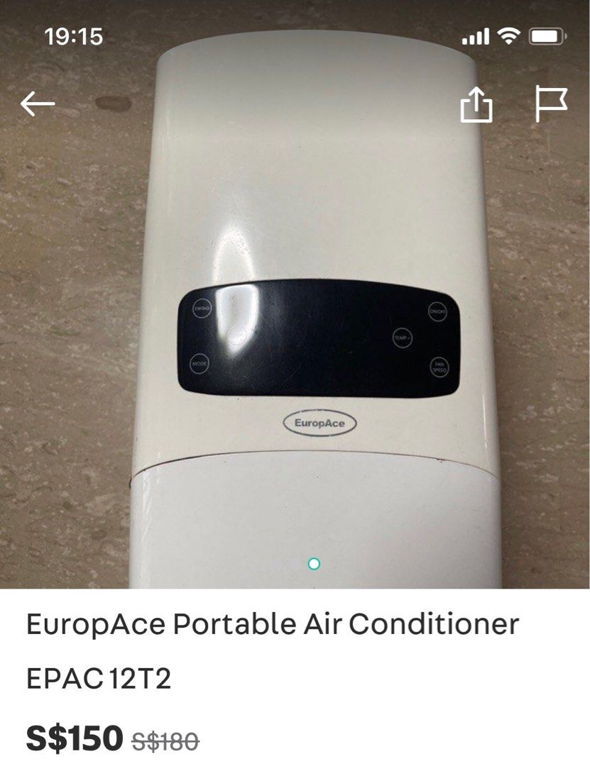 Europace Portable Aircon, TV & Home Appliances, Air Conditioners