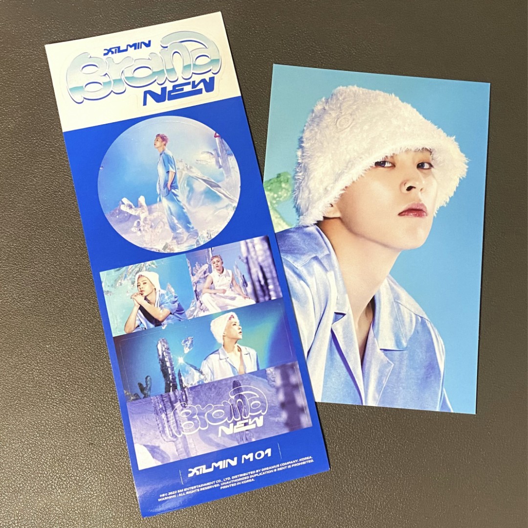 exo xiumin smile box post card シウミン-