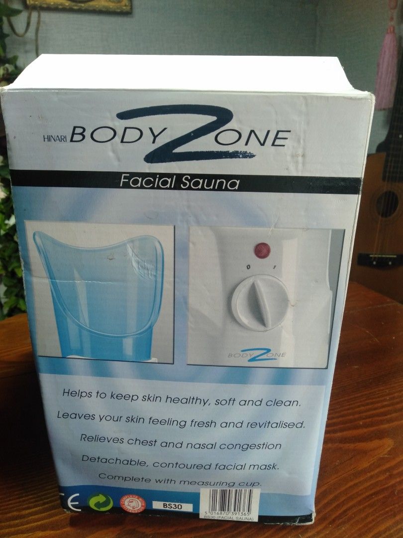 Facial sauna by BODY ZONE (Category: Face Care) located in Caloocan City. Submitted by bravemoon_556cd5 (Listing ID 1223443379, Image 3). Description: brand new from UK we ship nationwide gcash or Bank account payment mode.