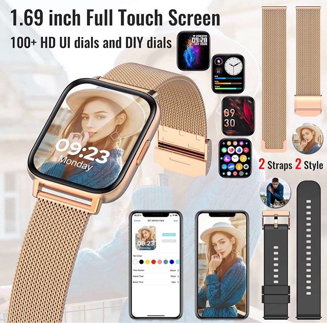 For Xiaomi Samsung Android Phone Reloj Inteligente Mujer Custom
