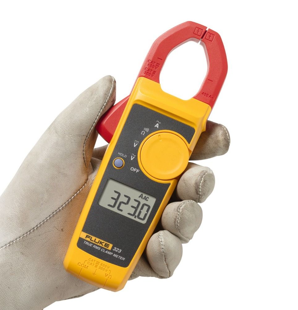 Fluke 323 Clamp Meter (Item Code 411) (Category: Home Improvement Tools & Accessories) located in Marikina City. Submitted by skowshop (Listing ID 1223516318, Image 3). Description: Brand Fluke Power Source Battery Powered Style Standard Color Multicolor Item Weight 200 Grams About this item: Digital clamp meter measures AC current to 400 amp, AC and DC voltage to 600 v, and resistance to 4 kilo ohms. Does not measure DC current The true RMS sens