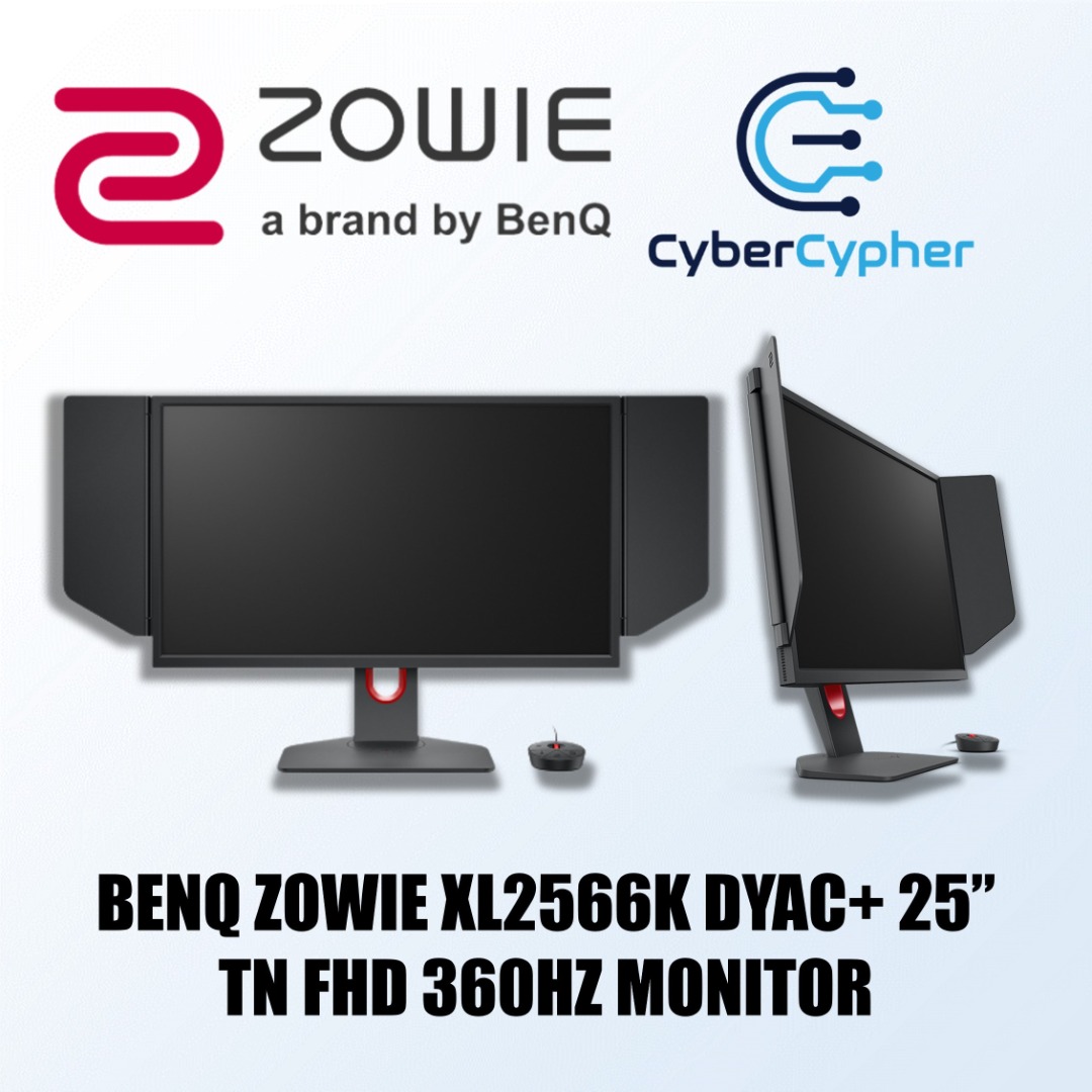 Monitor esports 360HZ 25'' zowie XL2566K tn dyac