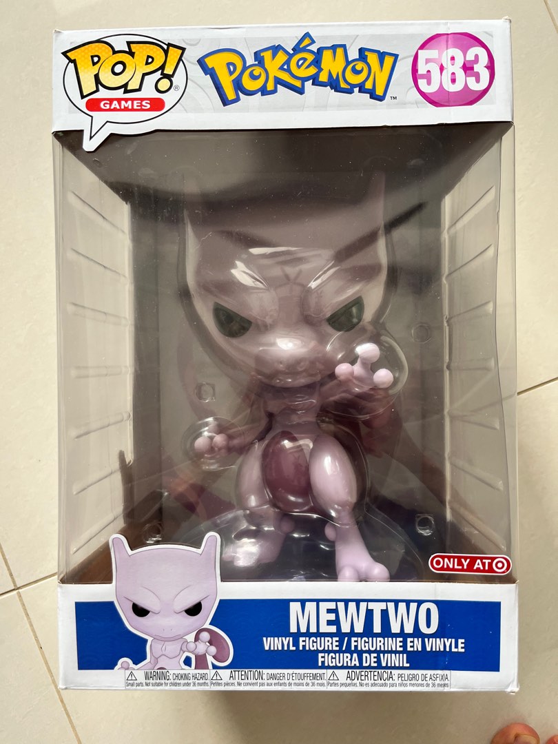 Funko Pop Pokémon 10” 10 inches Mewtwo Target Exclusive Limited Games  Deluxe Ride Moment Town Jumbo Anime, Hobbies & Toys, Toys & Games on  Carousell