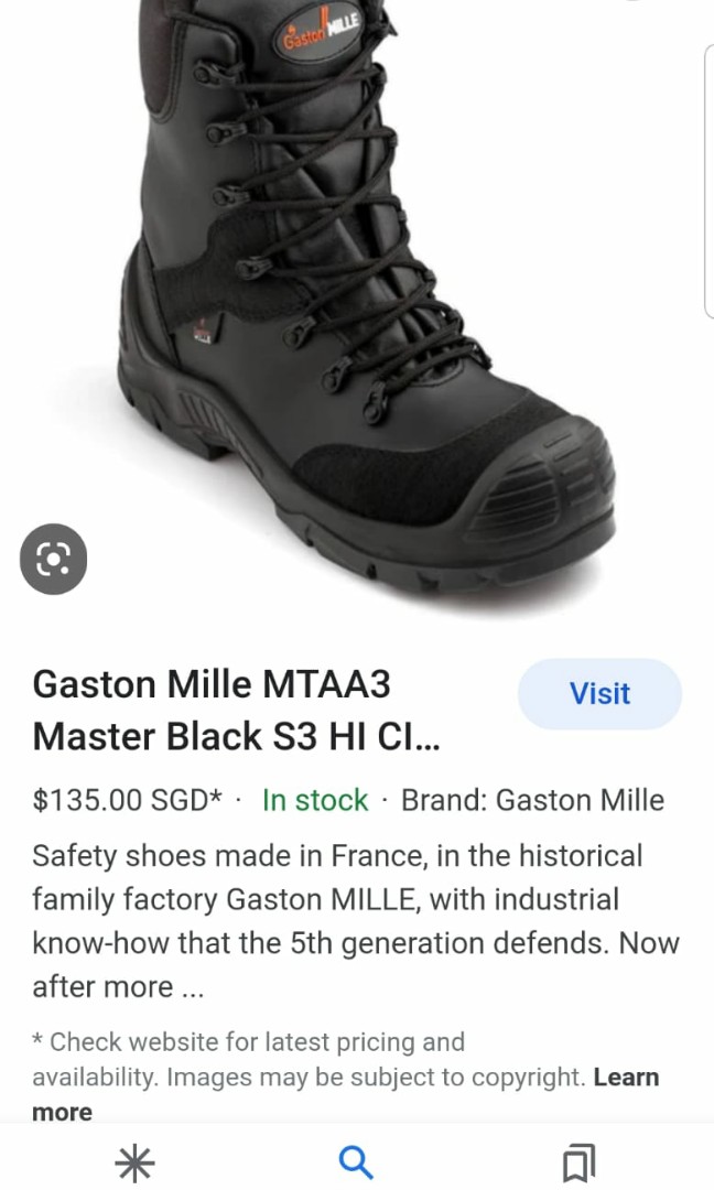 Gaston mille sale safety shoes