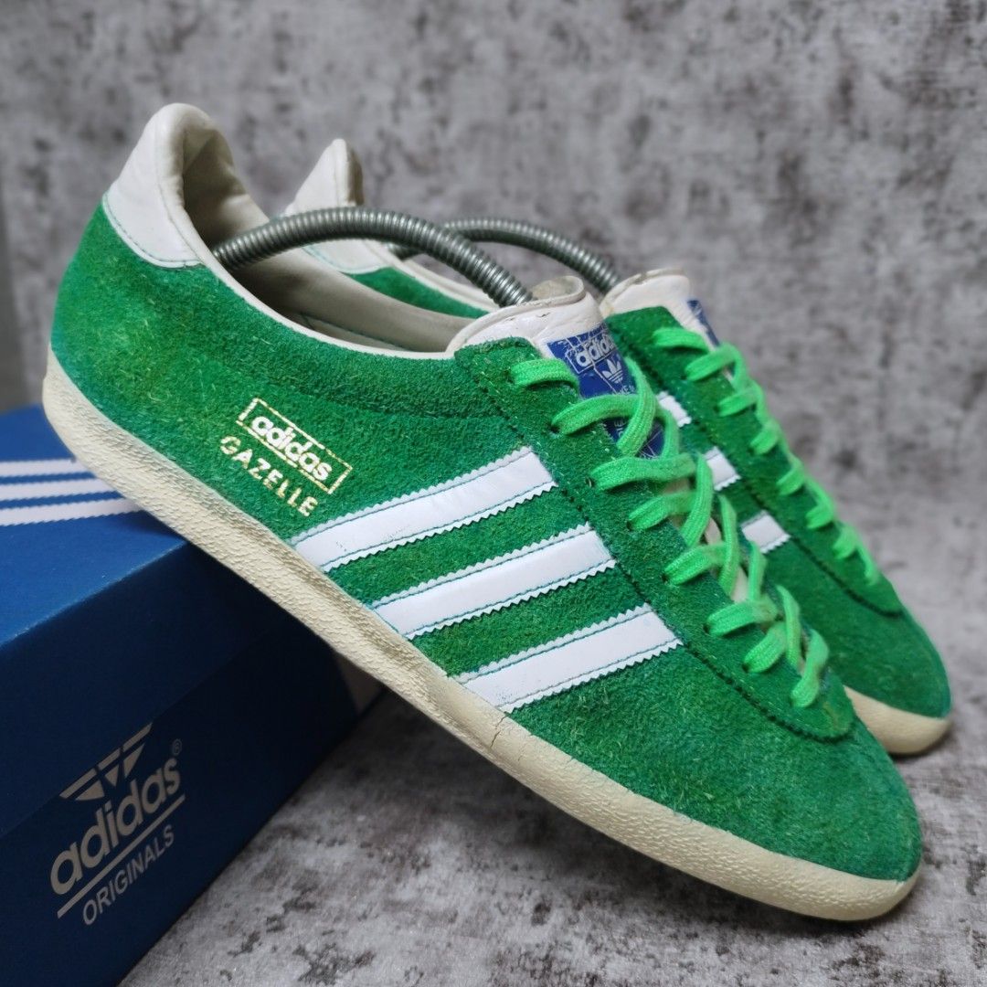 gazelle OG green original Fesyen Pria Sepatu Sneakers di Carousell