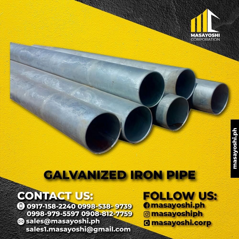 GI Pipes Sch 40 GI Pipes Pipe Steel Galvanized Iron Pipe