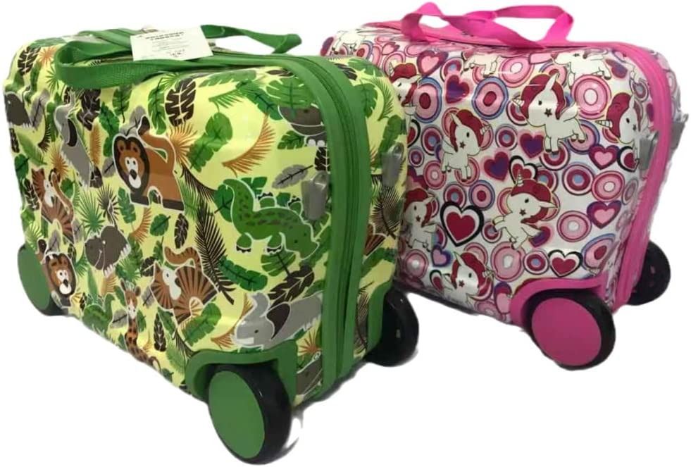 GinzaTravel Cute Children s Luggage Sit and Ride Trolley Case 17