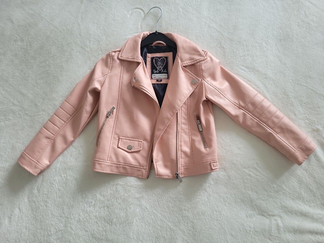 Girls sale pleather jacket