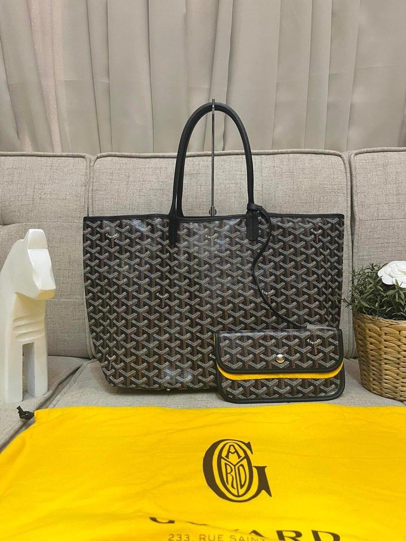 Goyard St. Louis PM Black (Category: Luxury Bags & Wallets) located in Manila. Submitted by bagislifeshop (Listing ID 1223451485, Image 1). Description: Like New 🤩🤩🤩 On Hand in PH 🇵🇭 100% Authentic Goyard St. Louis PM Black (same size as LV Neverfull MM) Condition: 9/10 Comes with Paperbag, Dustbag, Wrappings, Booklet .