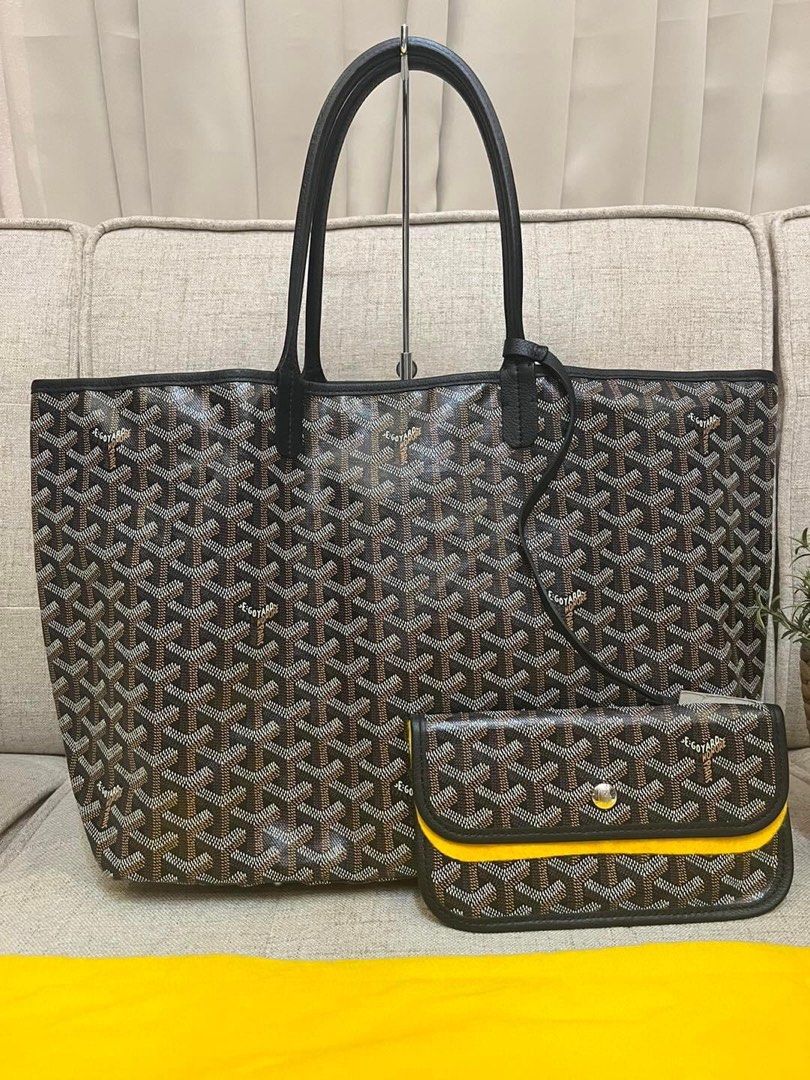 Goyard St. Louis PM Black (Category: Luxury Bags & Wallets) located in Manila. Submitted by bagislifeshop (Listing ID 1223451485, Image 2). Description: Like New 🤩🤩🤩 On Hand in PH 🇵🇭 100% Authentic Goyard St. Louis PM Black (same size as LV Neverfull MM) Condition: 9/10 Comes with Paperbag, Dustbag, Wrappings, Booklet .