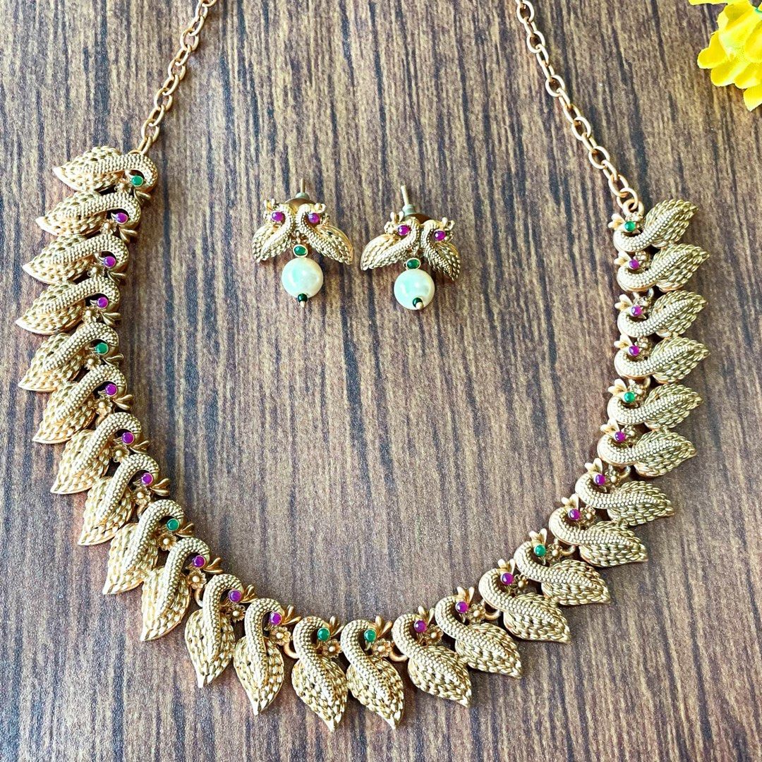 Gold choker cheap sets jewellery