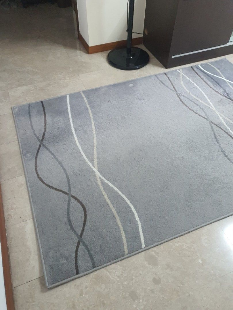 Grey Carpet, low pile, Furniture & Home Living, Home Decor, Carpets