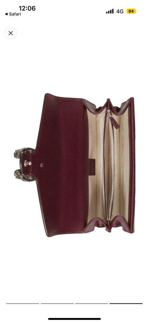 Dionysus Small Shoulder Bag Burgundy – Style Theory SG