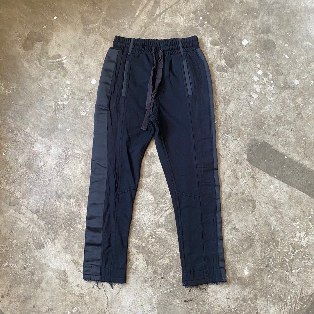 Haider Ackermann Side Tape Distressed Hem Sweatpants Women s Fashion Bottoms Other Bottoms on Carousell