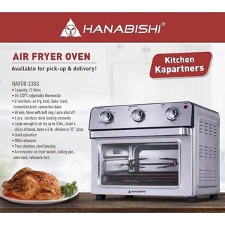 Hanabishi Air Fryer Oven 23 liters HAFEO-23SS