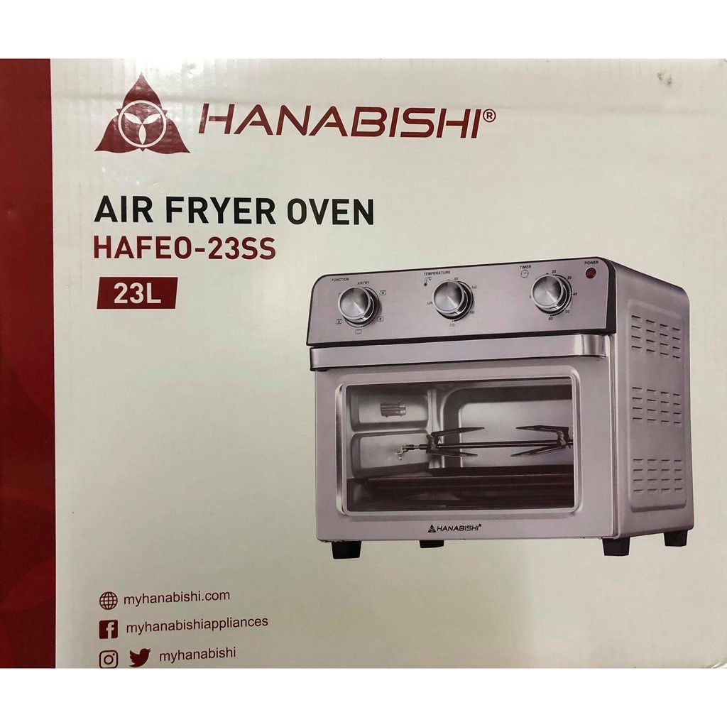 Hanabishi Air Fryer Oven 23 liters HAFEO23SS, TV & Home Appliances, Kitchen Appliances, Ovens
