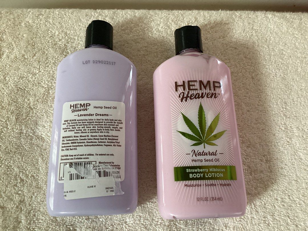 Hemp Heaven Body Lotion, 354 ML on Carousell