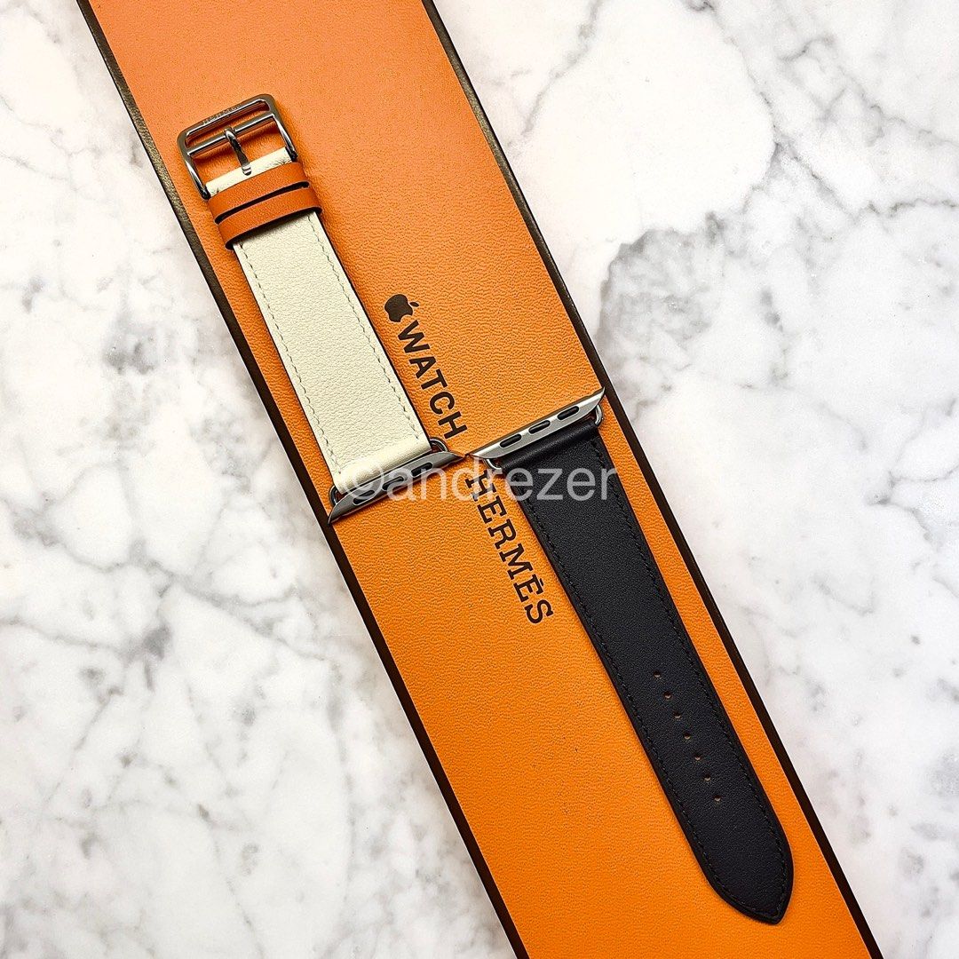 Hermes indigo apple new arrivals watch band
