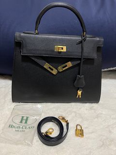 Sold at Auction: Authentic Hermes Kelly Depeches 38 Chamonix Natural