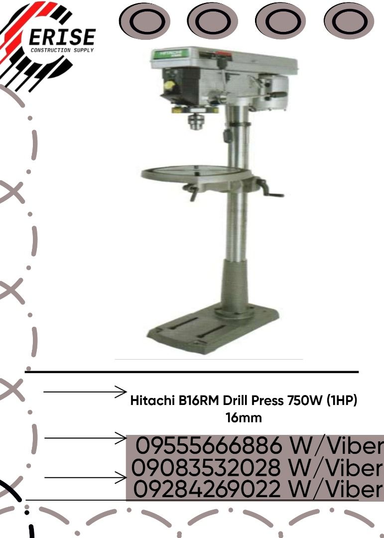Hitachi b16rm drill new arrivals press