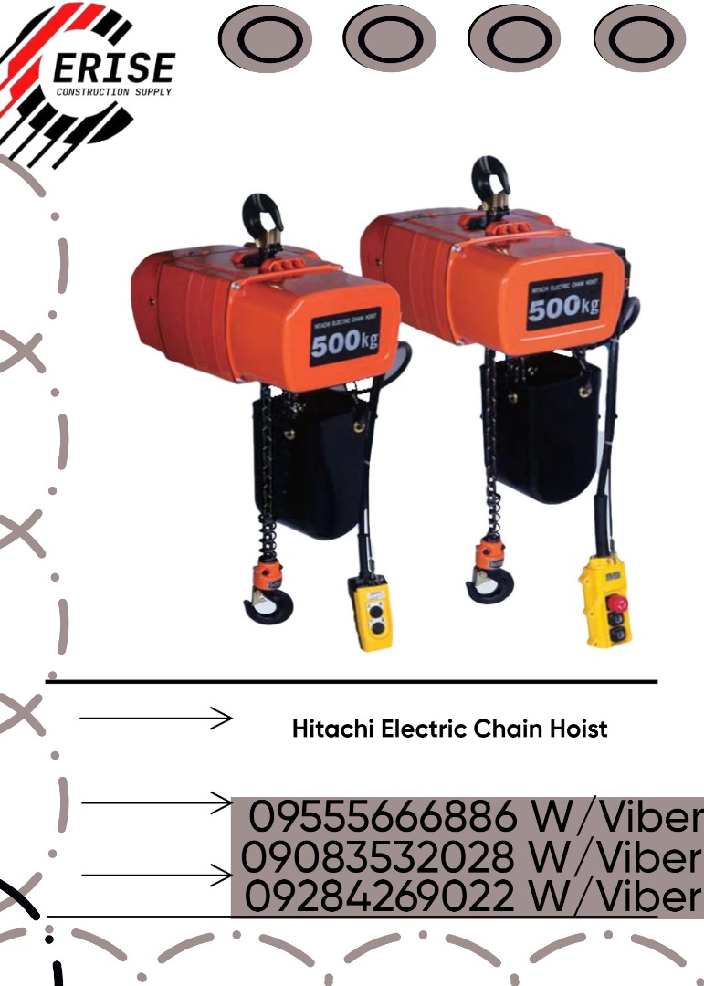 Hitachi Electric Chain Hoist, Commercial & Industrial, Construction ...