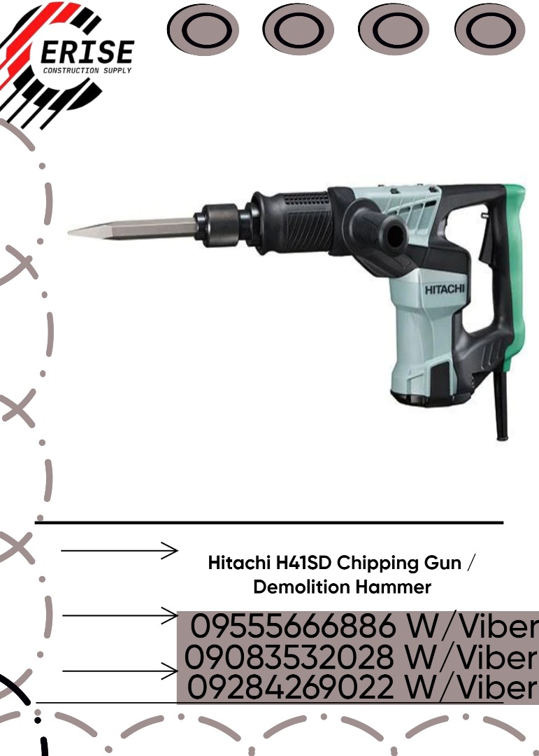 Hitachi H41SD Chipping Gun / Demolition Hammer on Carousell