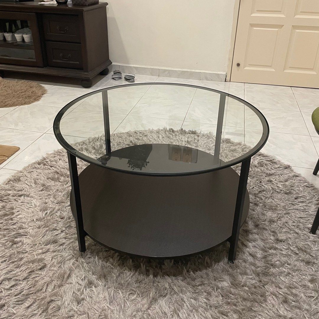 Ikea Coffee Table Glass, Furniture & Home Living, Furniture, Tables